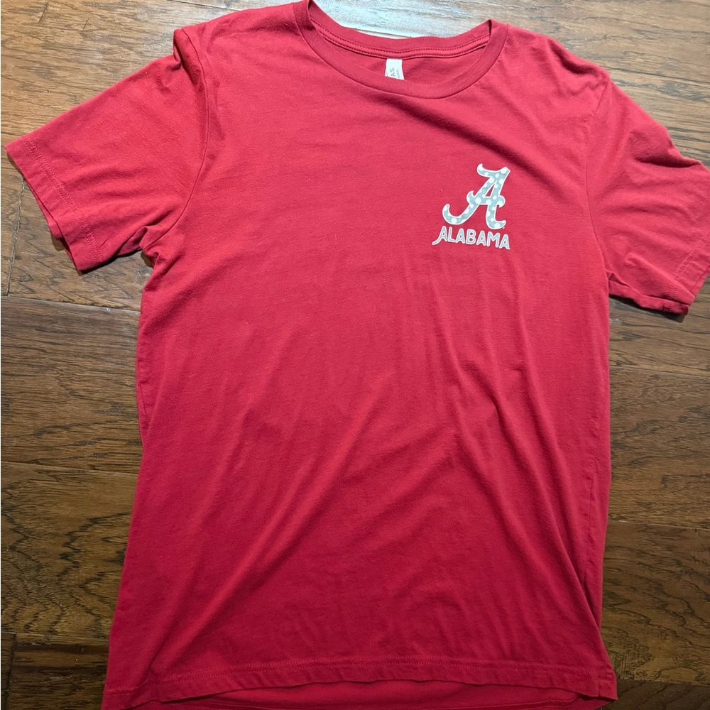 Red Alabama Short Sleeve Tee